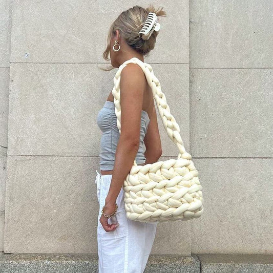 Chunky Knit Tote Bag
