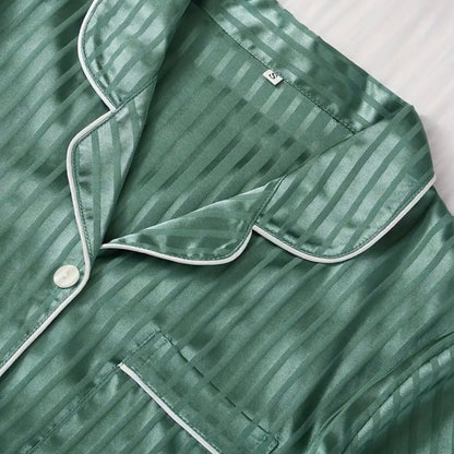 Ivy Short Satin Sleepwear Pajama Set