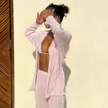 Emy Plisse Matching Set