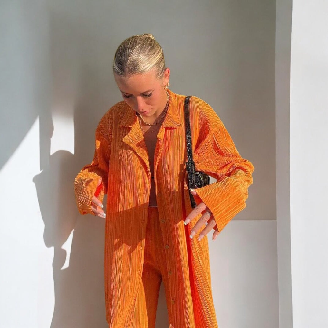 Emy Plisse Matching Set