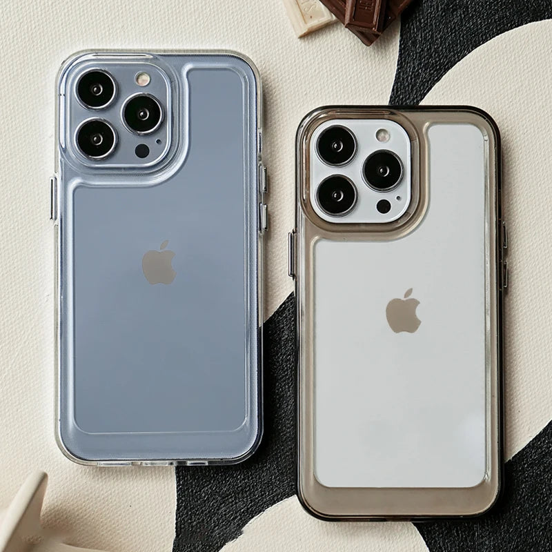Transparent Shockproof Hard Acrylic Case Iphone 17 Air 16 E 15 14 13 12 Mini 11 Pro Xs Max X Xr 7 8