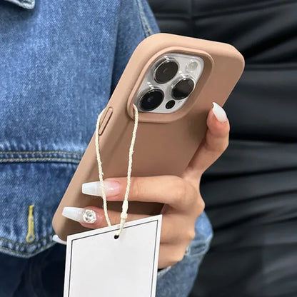Luxury Liquid Silicone Magsafe Phone Case Iphone 17 16 Plus 15 14 13 12 Pro Max 16e Wireless