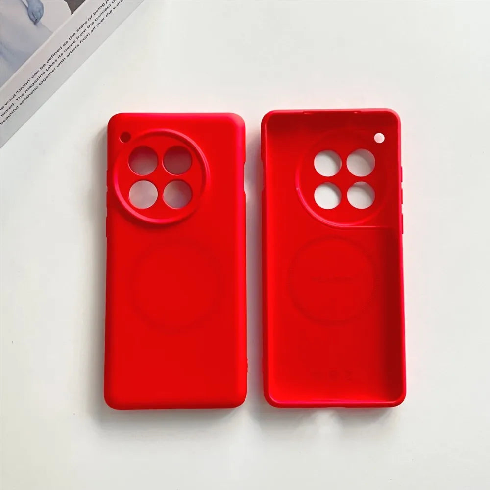 Magsafe Wireless Charging Magnetic Liquid Silicone Case Oneplus 15 13 12 Ace6 Ace5 Pro Smooth Camera
