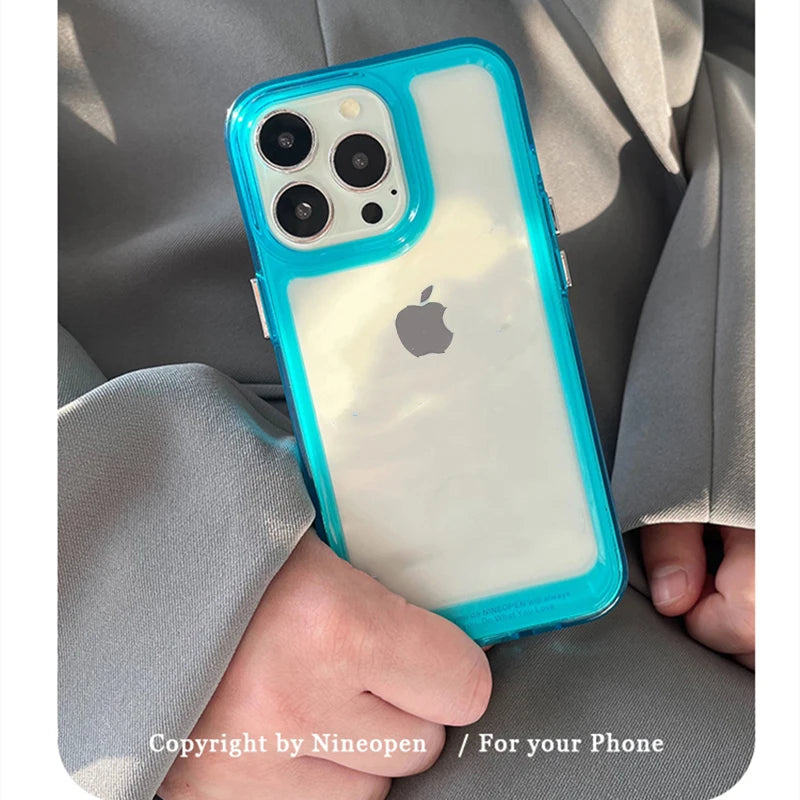 Transparent Shockproof Hard Acrylic Case Iphone 17 Air 16 E 15 14 13 12 Mini 11 Pro Xs Max X Xr 7 8