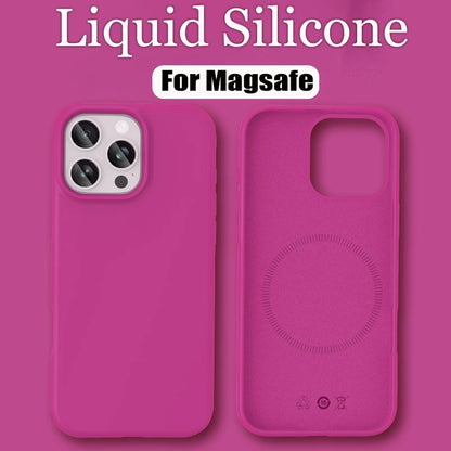 Luxury Liquid Silicone Magsafe Phone Case Iphone 17 16 Plus 15 14 13 12 Pro Max 16e Wireless