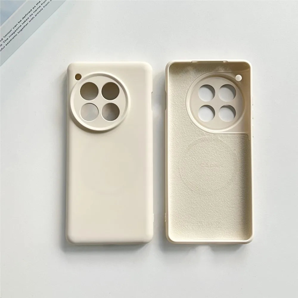Magsafe Wireless Charging Magnetic Liquid Silicone Case Oneplus 15 13 12 Ace6 Ace5 Pro Smooth Camera