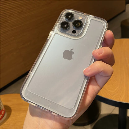 Transparent Shockproof Hard Acrylic Case Iphone 17 Air 16 E 15 14 13 12 Mini 11 Pro Xs Max X Xr 7 8