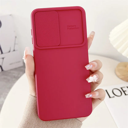 Slide Camera Protection Case Samsung S26 Edge S25 A16 A06 S24 S23 S22 S21 Ultra Plus Fe A34 A24 A14