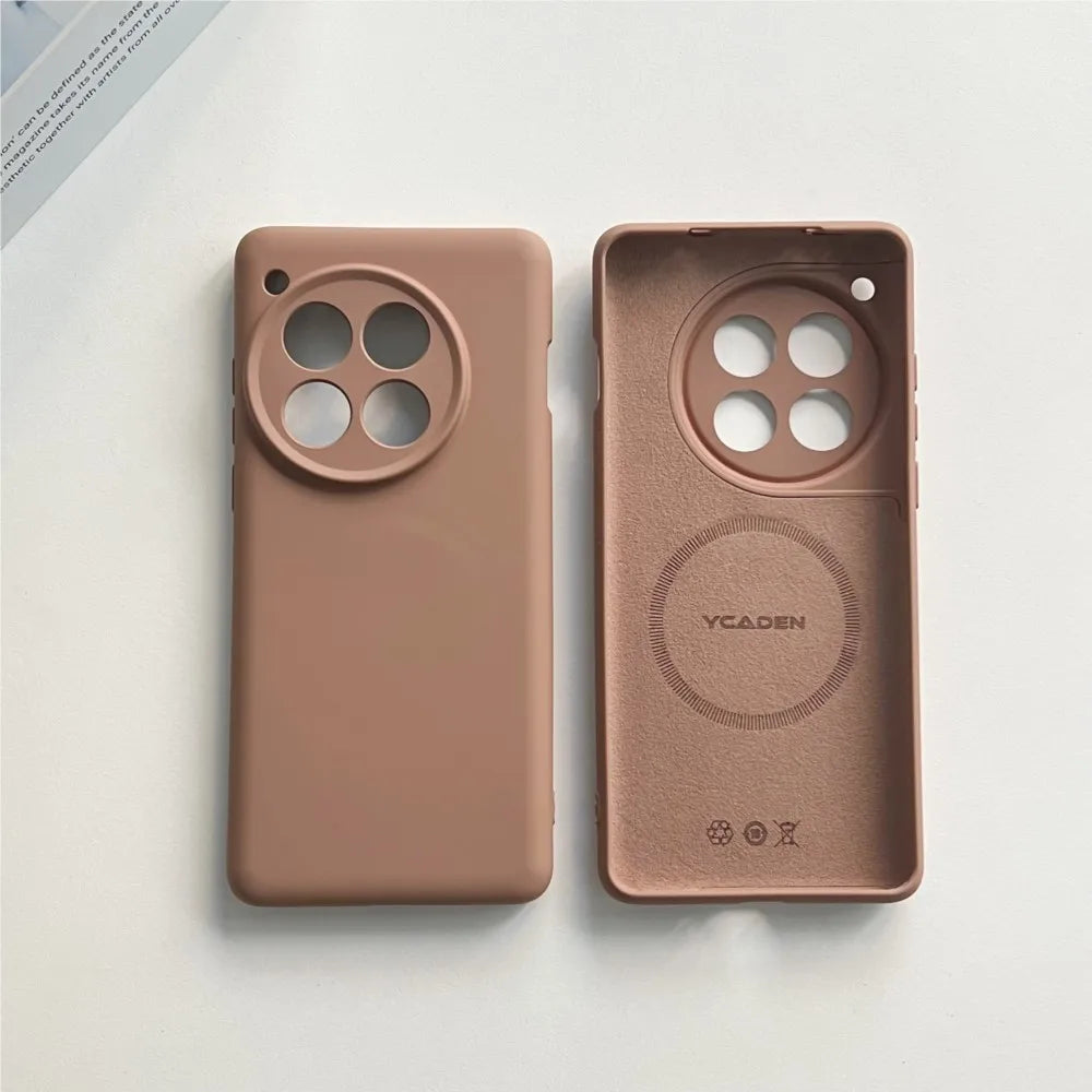Magsafe Wireless Charging Magnetic Liquid Silicone Case Oneplus 15 13 12 Ace6 Ace5 Pro Smooth Camera