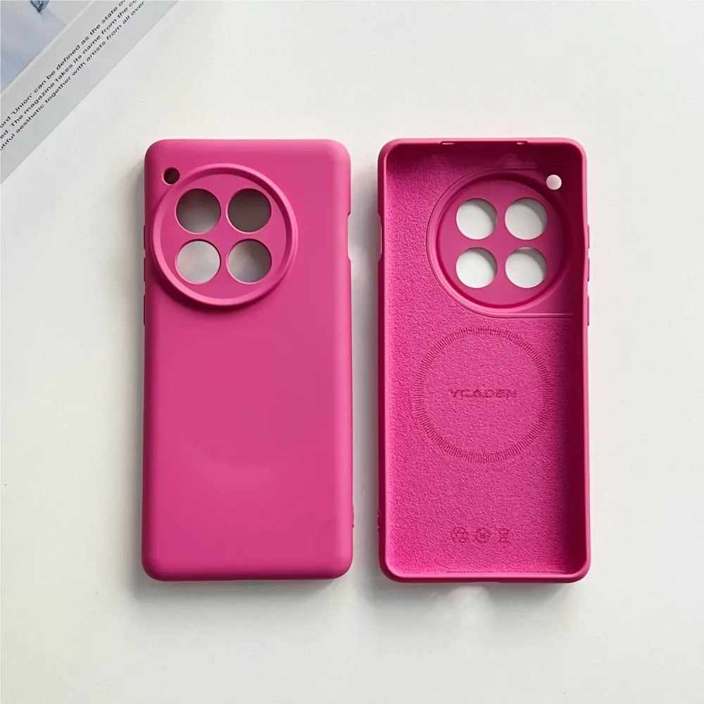 Magsafe Wireless Charging Magnetic Liquid Silicone Case Oneplus 15 13 12 Ace6 Ace5 Pro Smooth Camera