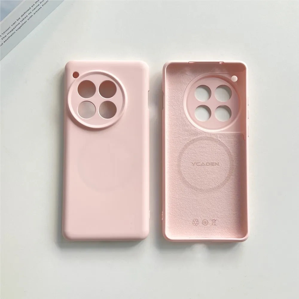 Magsafe Wireless Charging Magnetic Liquid Silicone Case Oneplus 15 13 12 Ace6 Ace5 Pro Smooth Camera