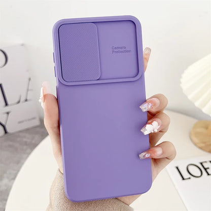 Slide Camera Protection Case Samsung S26 Edge S25 A16 A06 S24 S23 S22 S21 Ultra Plus Fe A34 A24 A14