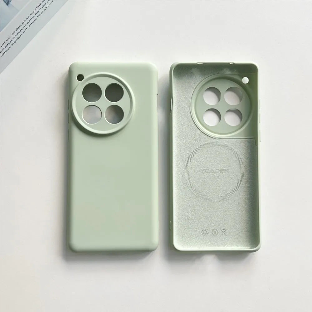 Magsafe Wireless Charging Magnetic Liquid Silicone Case Oneplus 15 13 12 Ace6 Ace5 Pro Smooth Camera