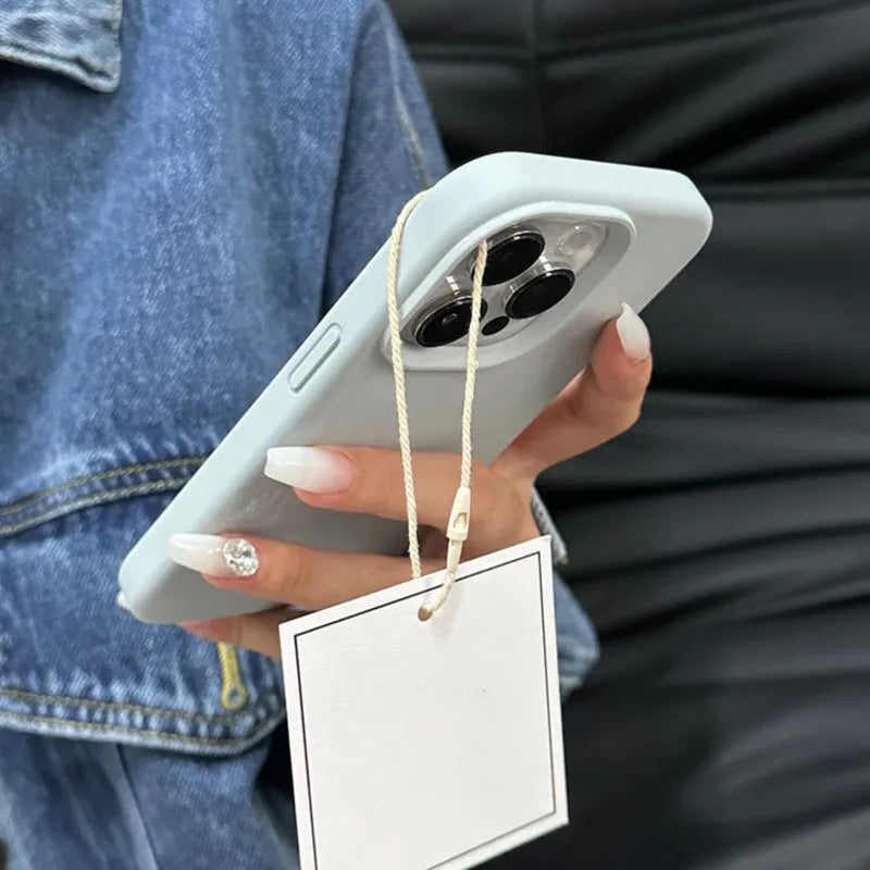 Luxury Liquid Silicone Magsafe Phone Case Iphone 17 16 Plus 15 14 13 12 Pro Max 16e Wireless