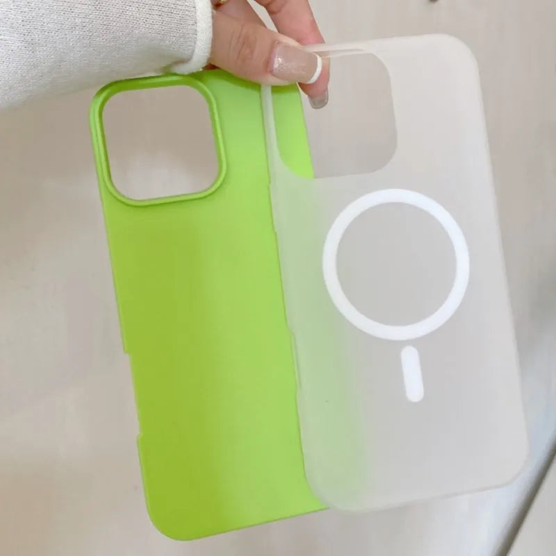 Luxury Candy Color 2in1 Magsafe Case Iphone 17 Air 16 15 14 13 12 Pro Max 11 16plus 16e Magnetic