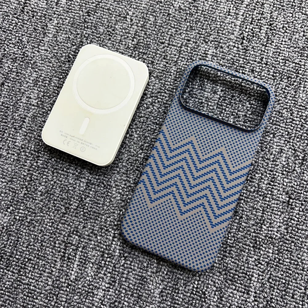 Ultra Slim Rugged Carbon Fibre Magnetic Case Iphone 17 Air 16 15 14 13 12 Pro Max Plus Frameless