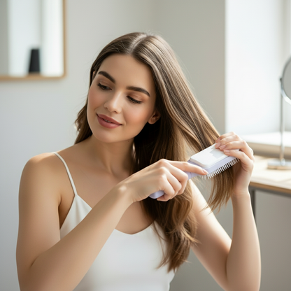 The Effortless Self-Cleaning Style Hair Brush