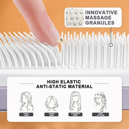 The Effortless Self-Cleaning Style Hair Brush