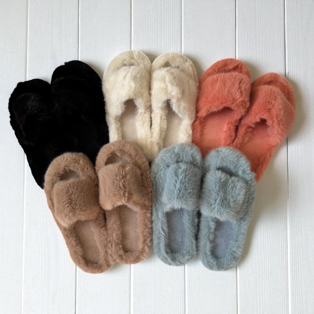 Alicia Faux Fur Slippers