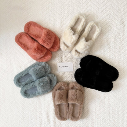Alicia Faux Fur Slippers