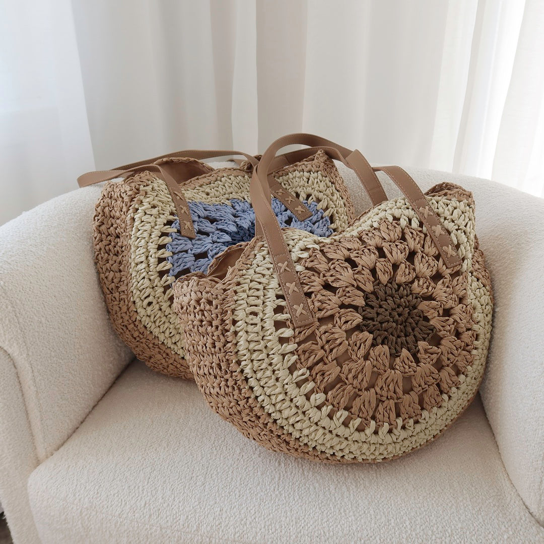 Callie Boho Woven Shoulder Bag