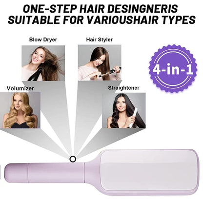 The Effortless Self-Cleaning Style Hair Brush