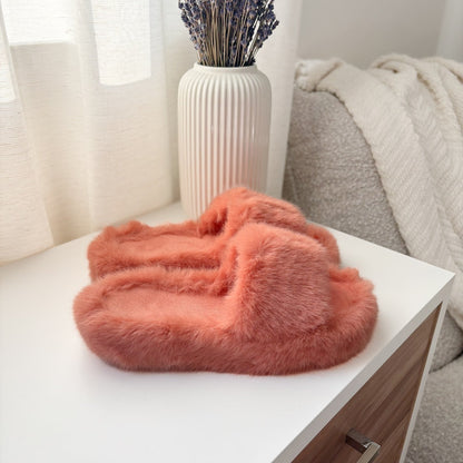 Alicia Faux Fur Slippers
