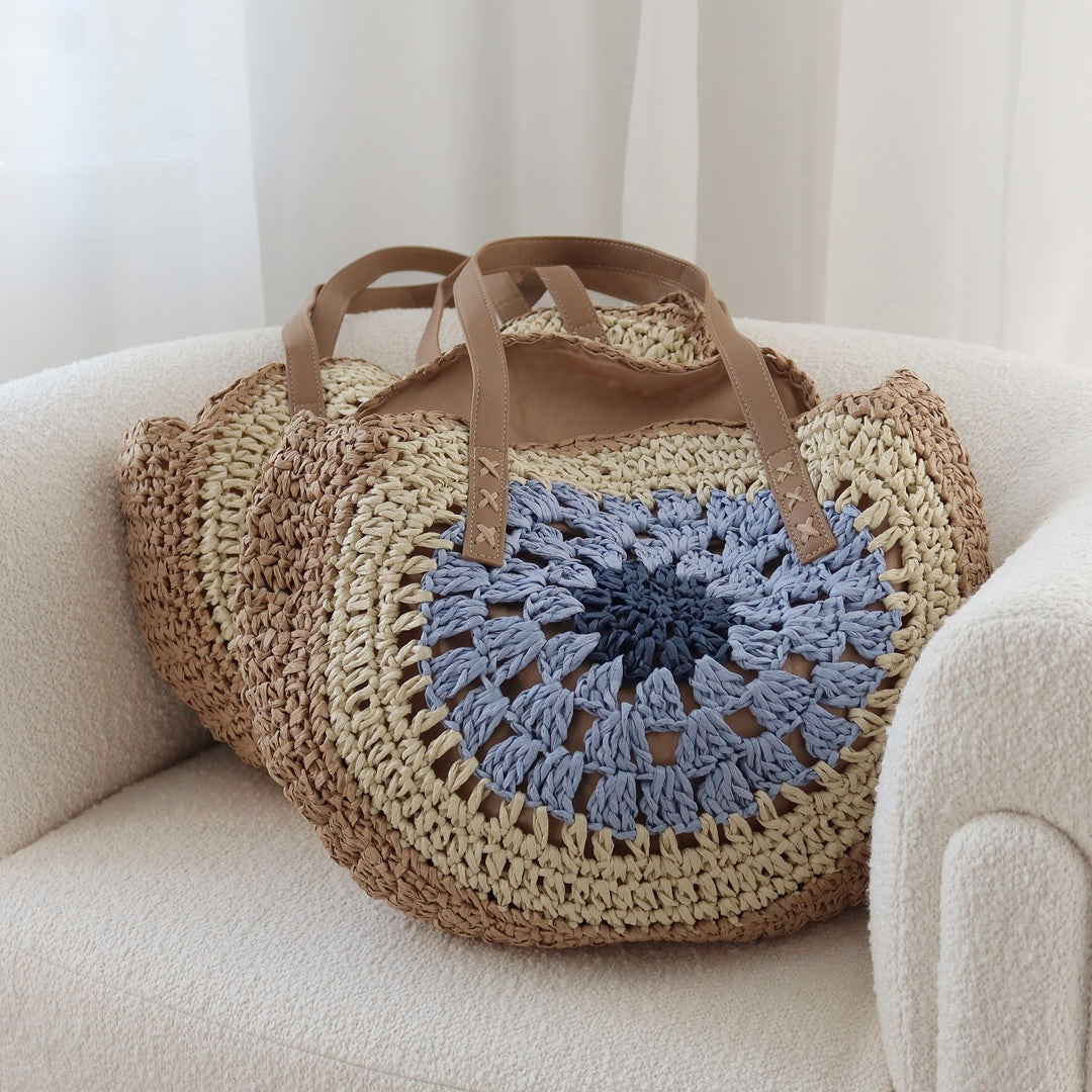 Callie Boho Woven Shoulder Bag