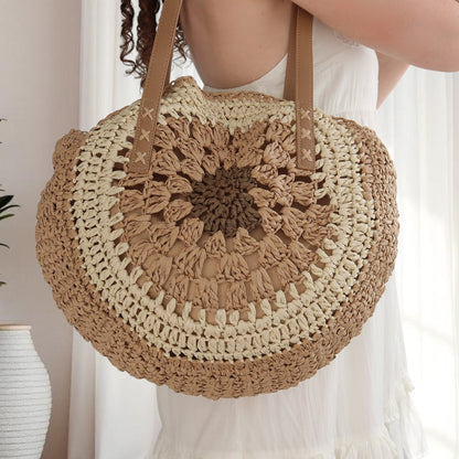 Callie Boho Woven Shoulder Bag