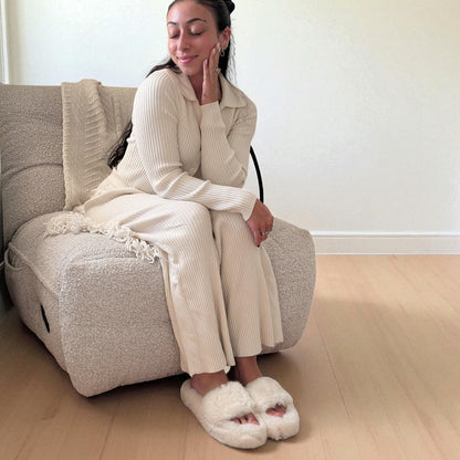 Alicia Faux Fur Slippers