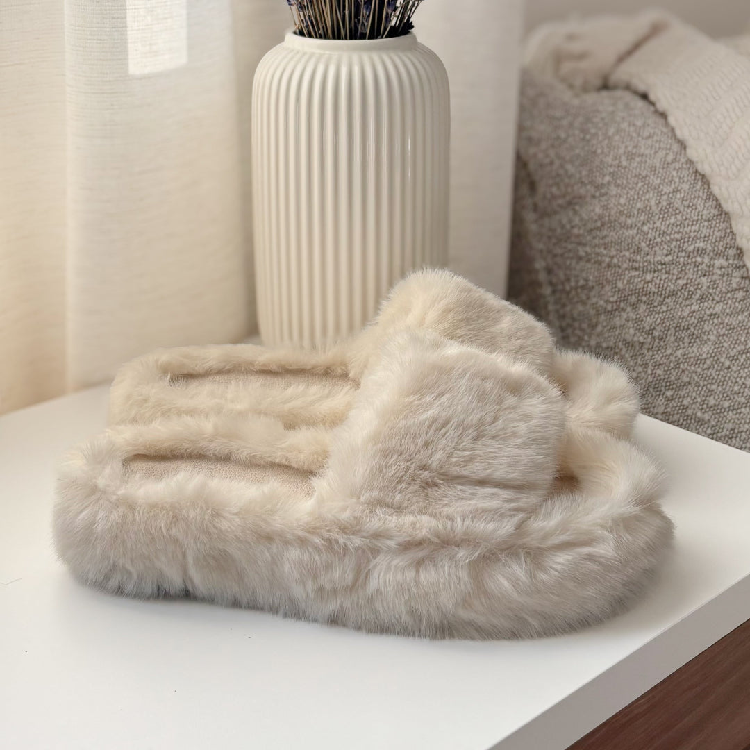 Alicia Faux Fur Slippers